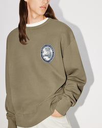 Kenzo Tiger Patch Oversized Sweatshirt - Taupe