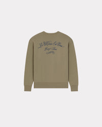 Kenzo Tiger Patch Oversized Sweatshirt - Taupe