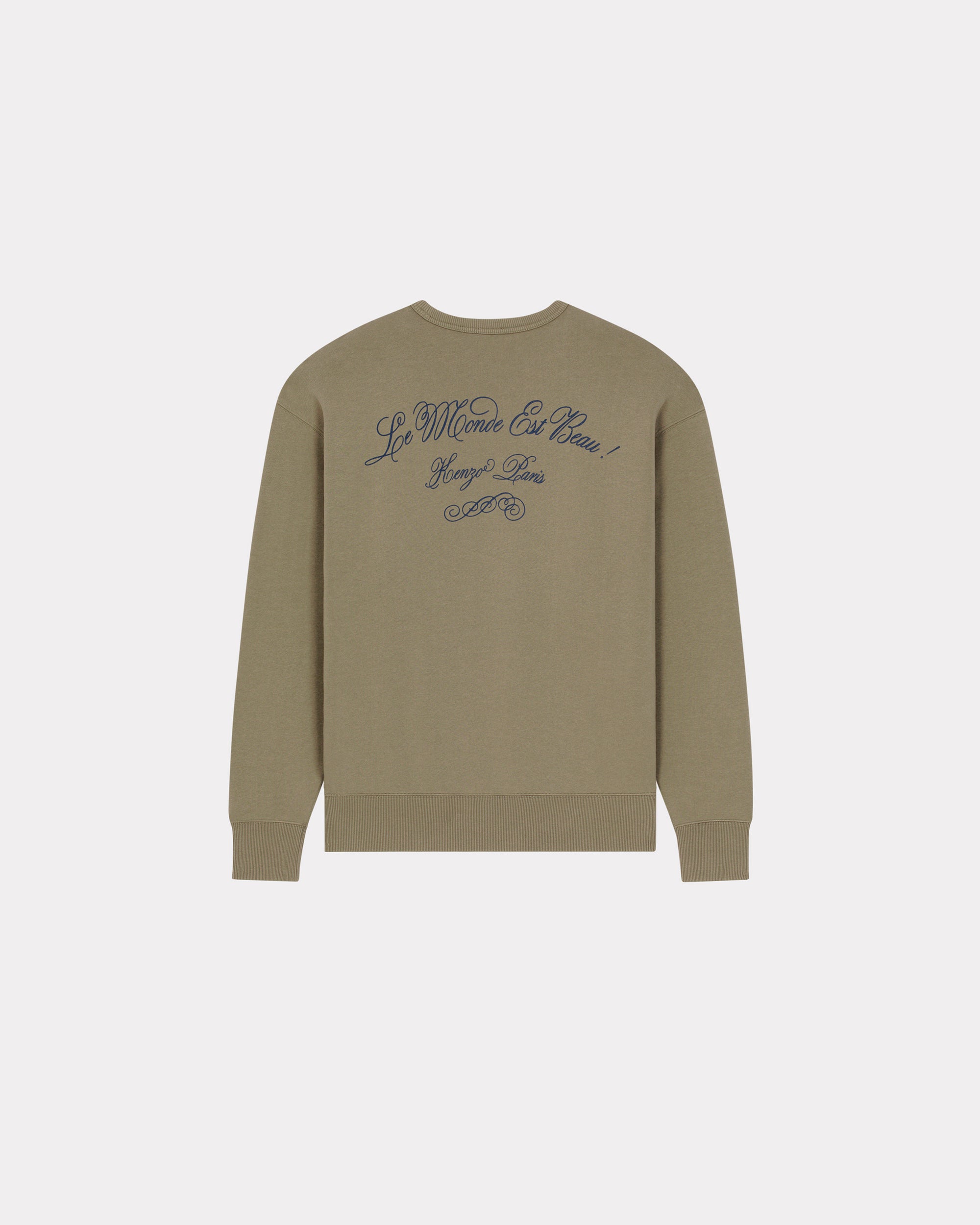 Kenzo Tiger Patch Oversized Sweatshirt - Taupe