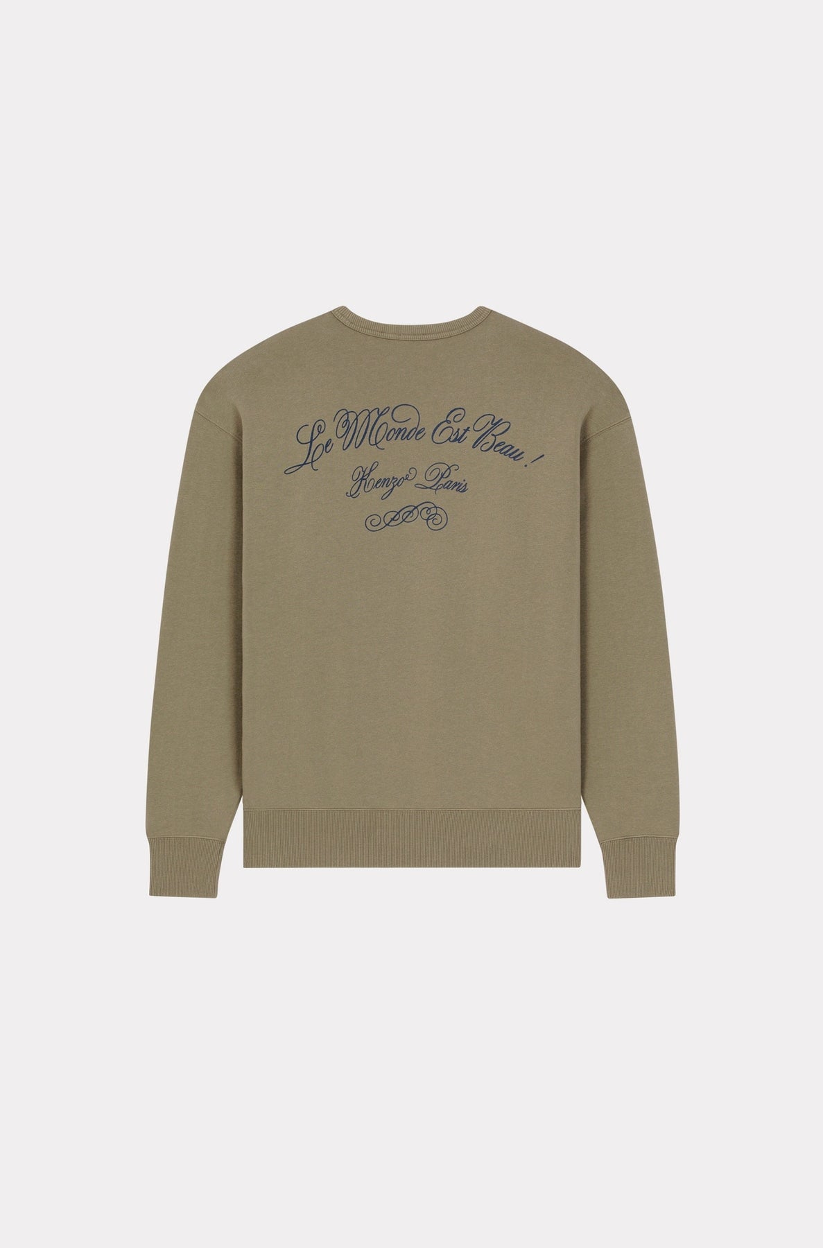 Sweatshirt oversize "Kenzo Tiger Patch" - Taupe