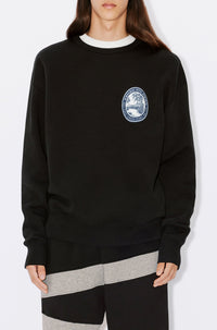 Sweatshirt oversize "Kenzo Tiger Patch" - Black