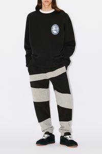 Sweatshirt oversize "Kenzo Tiger Patch" - Black