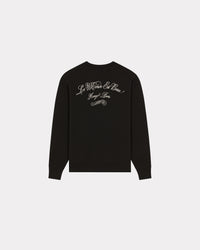 Sweatshirt oversize "Kenzo Tiger Patch" - Black