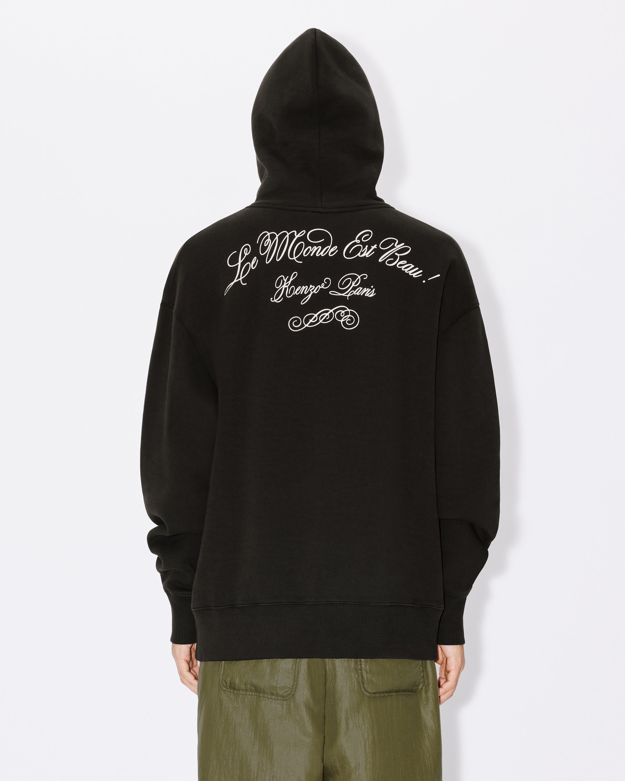 Kenzo Tiger Patch Hoodie - Black