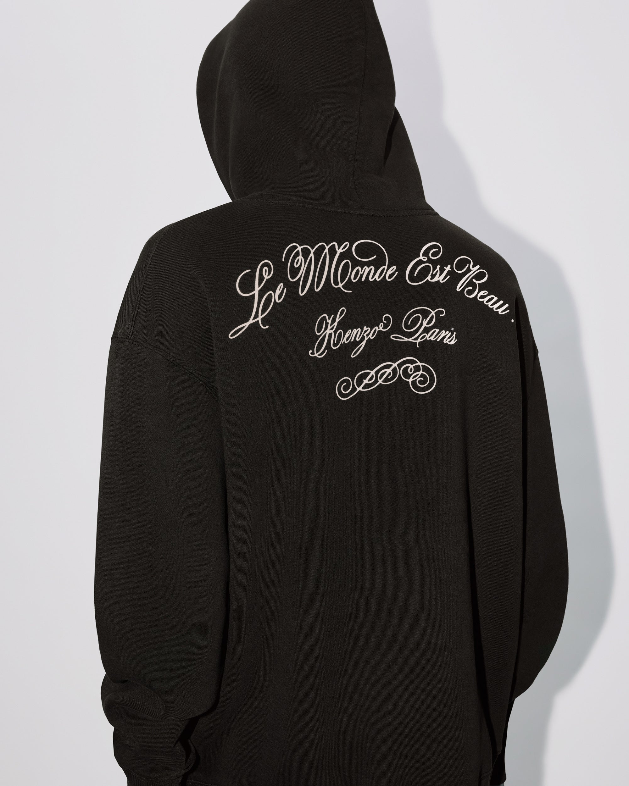 Kenzo Tiger Patch Hoodie - Black