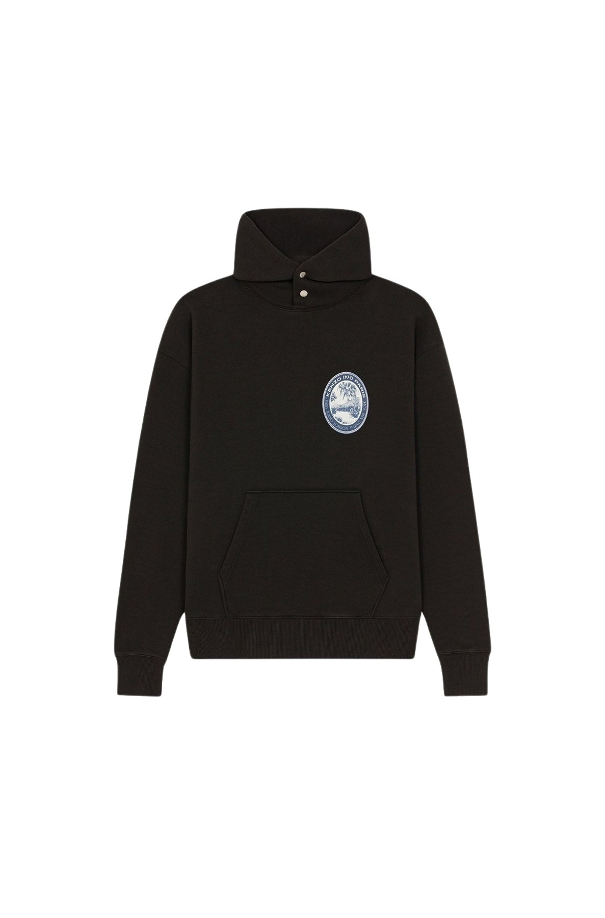 Kenzo Tiger Patch Hoodie - Black