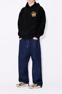 Sweatshirt oversize brodé "Kenzo Kingyo" - Black