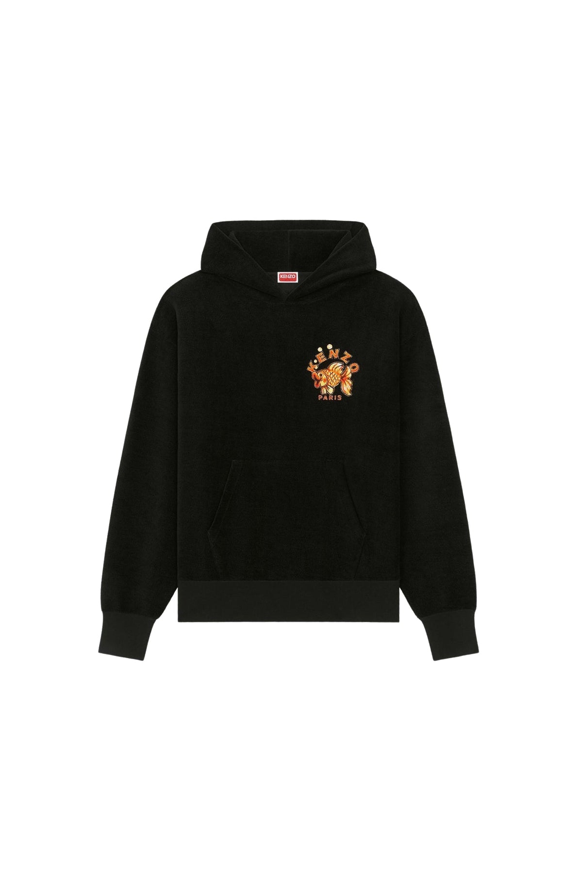 Sweatshirt oversize brodé "Kenzo Kingyo" - Black