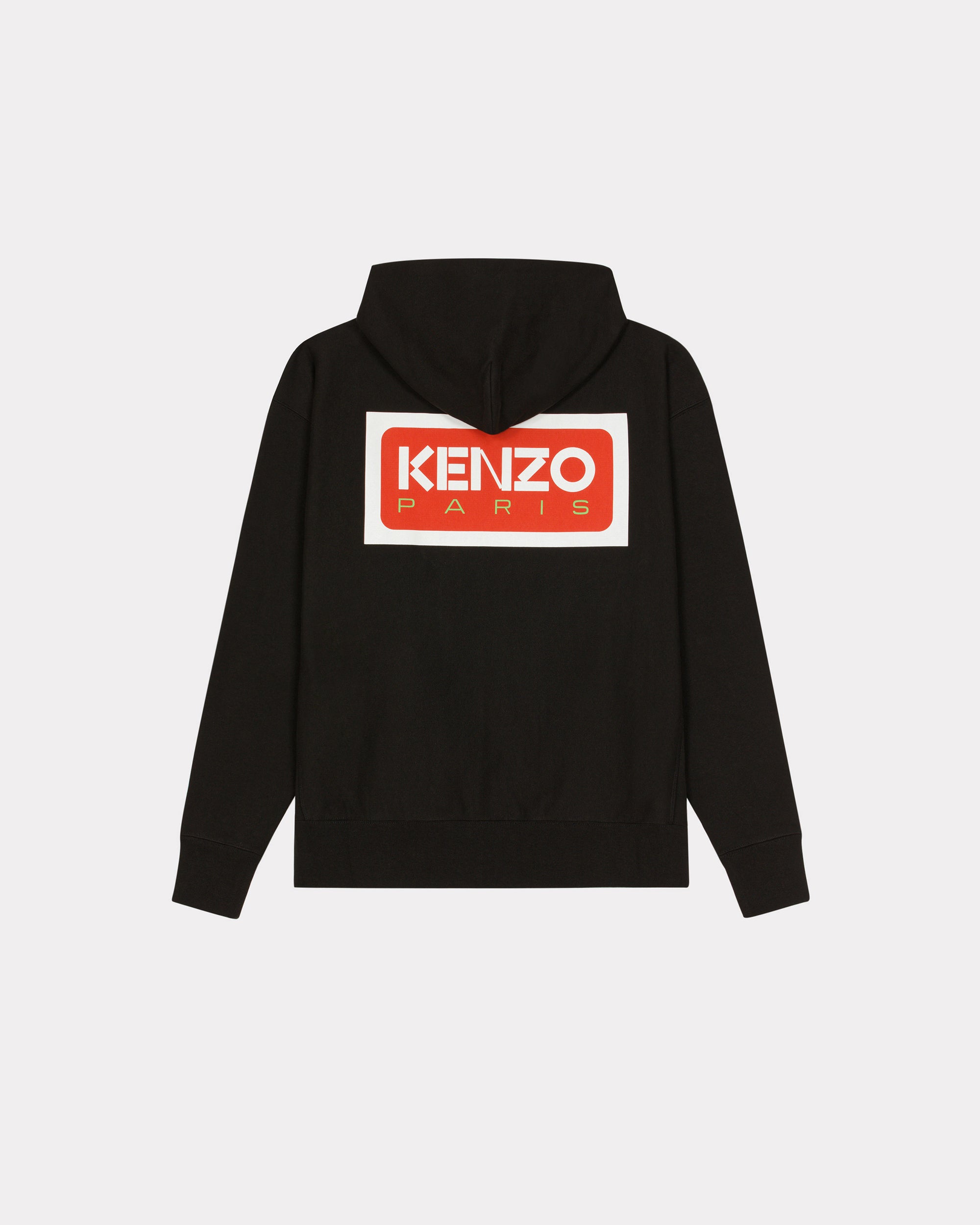Sweatshirt zippé oversize "Kenzo Paris" - Black
