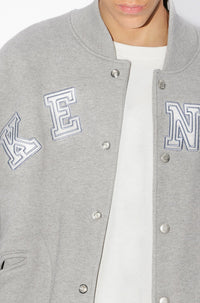Sweatshirt brodé "Kenzo Academy" - Pearl Grey
