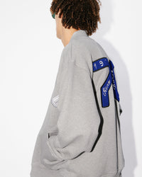 Sweatshirt brodé "Kenzo Academy" - Pearl Grey
