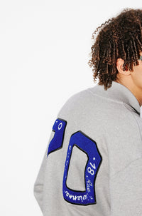 Sweatshirt brodé "Kenzo Academy" - Pearl Grey