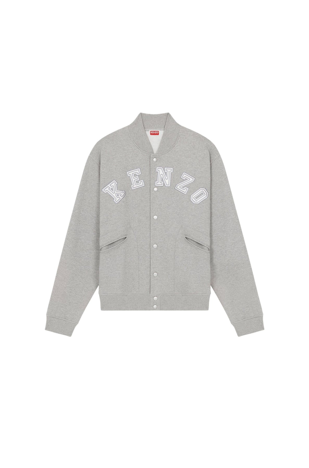Sweatshirt brodé "Kenzo Academy" - Pearl Grey