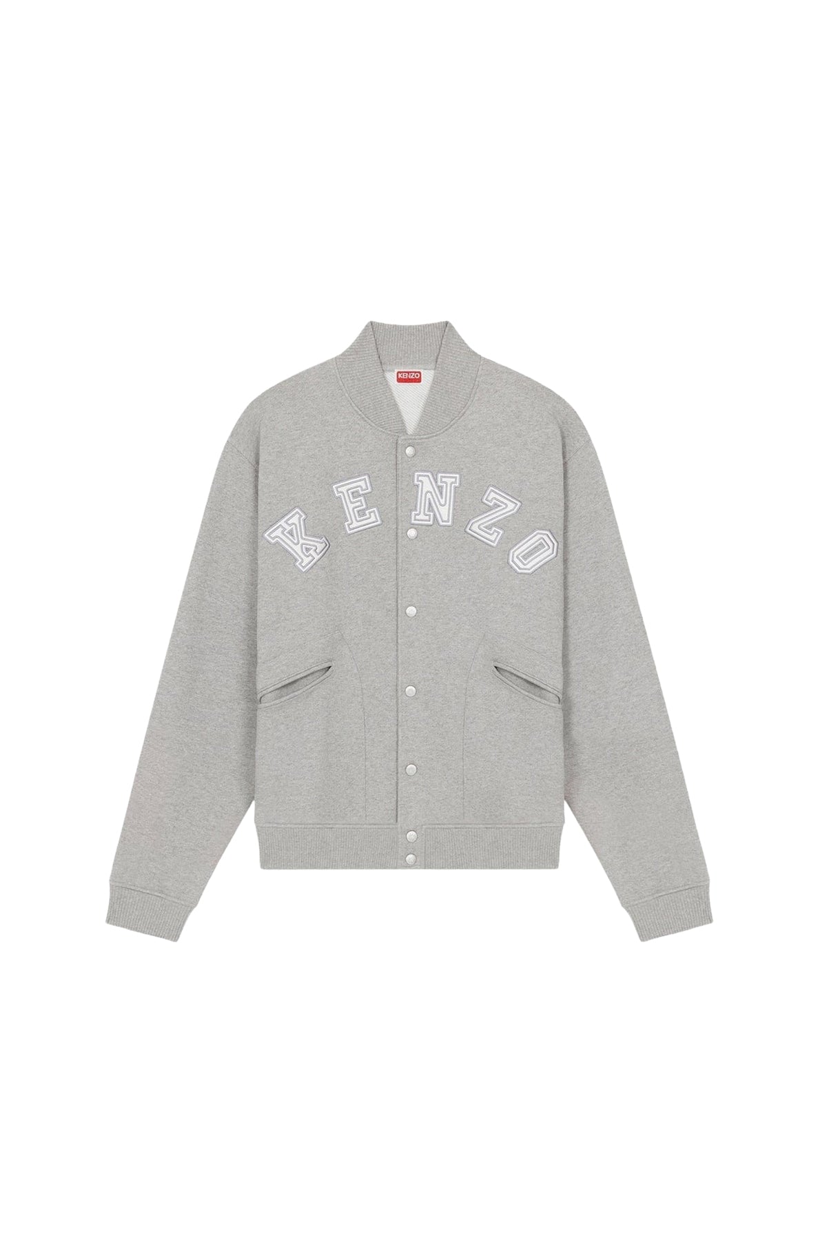 Sweatshirt brodé "Kenzo Academy" - Pearl Grey