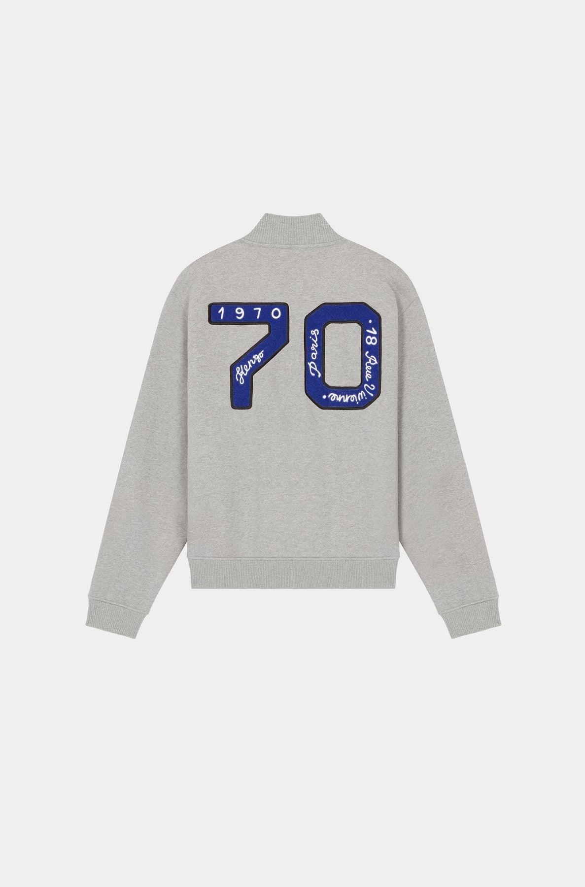 Sweatshirt brodé "Kenzo Academy" - Pearl Grey