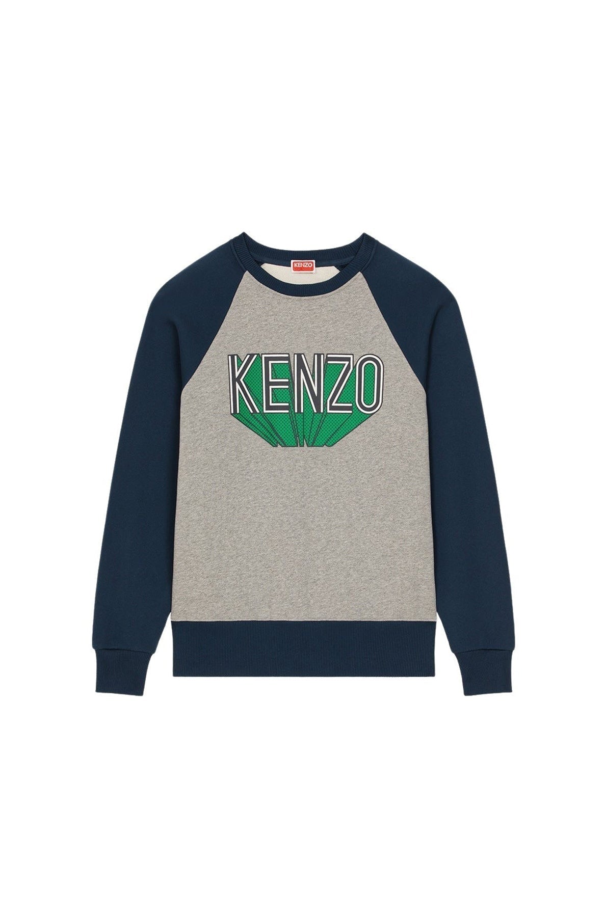 3D raglan sweatshirt - Pearl Grey