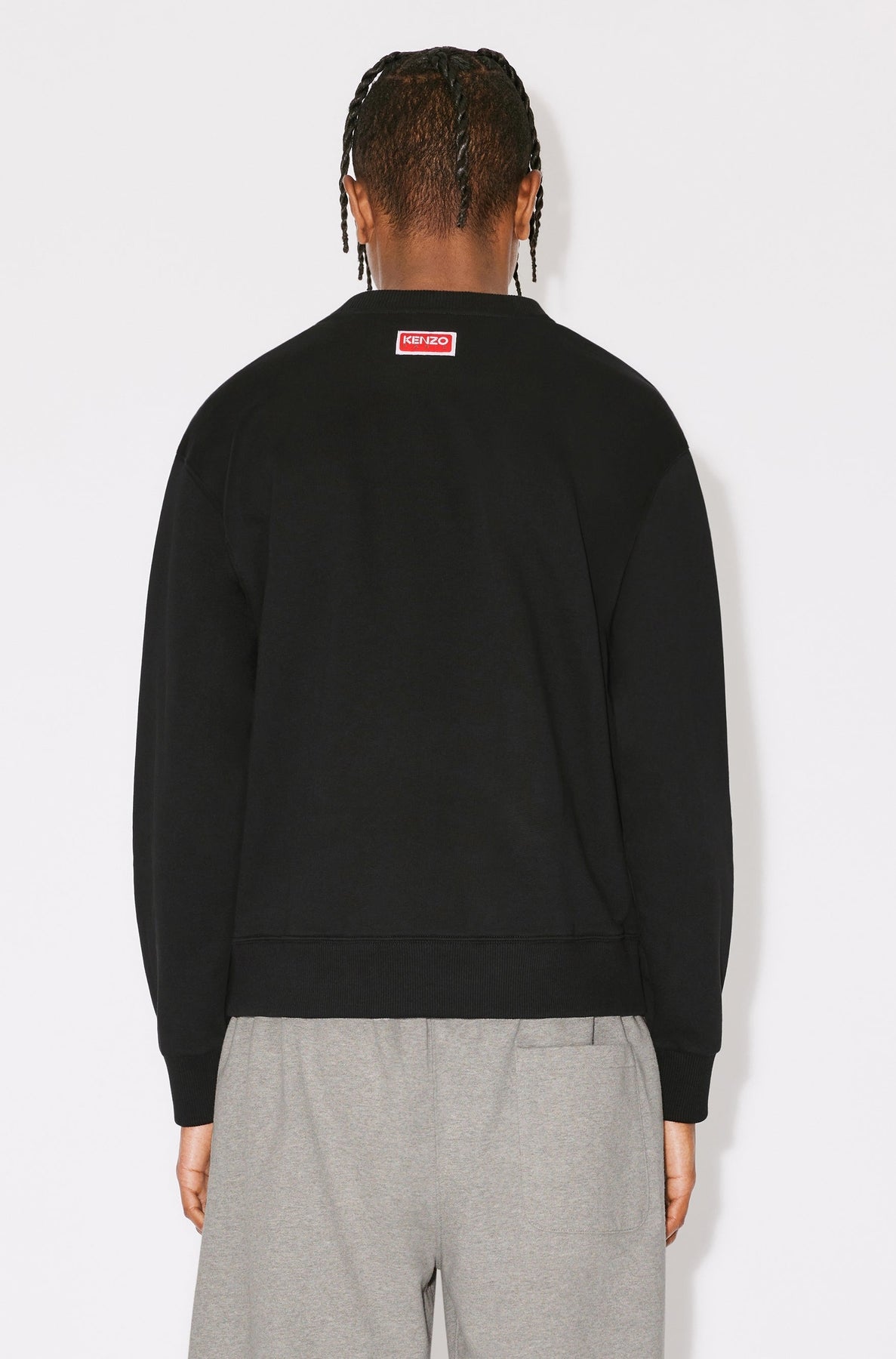 Sweatshirt brodé Varsity Jungle - Black