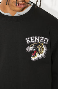 Sweatshirt brodé Varsity Jungle - Black