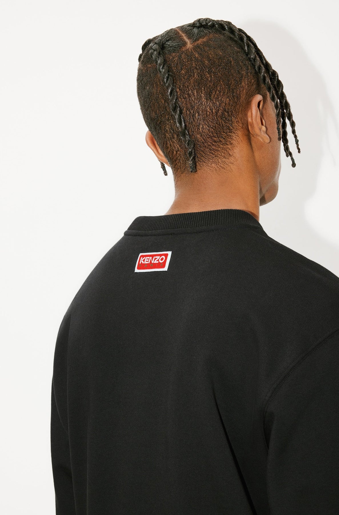 Sweatshirt brodé Varsity Jungle - Black