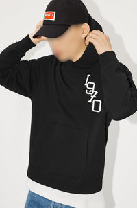 Sweatshirt à capuche brodé Kenzo Tiger Varsity - Black