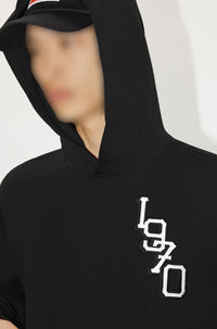 Sweatshirt à capuche brodé Kenzo Tiger Varsity - Black