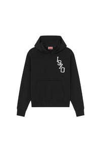 Sweatshirt à capuche brodé Kenzo Tiger Varsity - Black