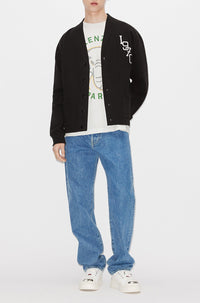 Cardigan "Varsity Jungle" Tiger - Black