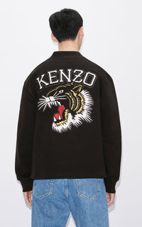 Cardigan "Varsity Jungle" Tiger - Black