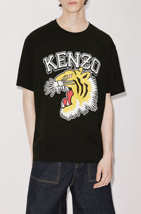T-shirt oversize Tiger "Varsity Jungle" - Black