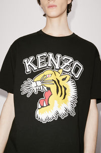 T-shirt oversize Tiger "Varsity Jungle" - Black
