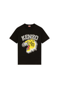 T-shirt oversize Tiger "Varsity Jungle" - Black