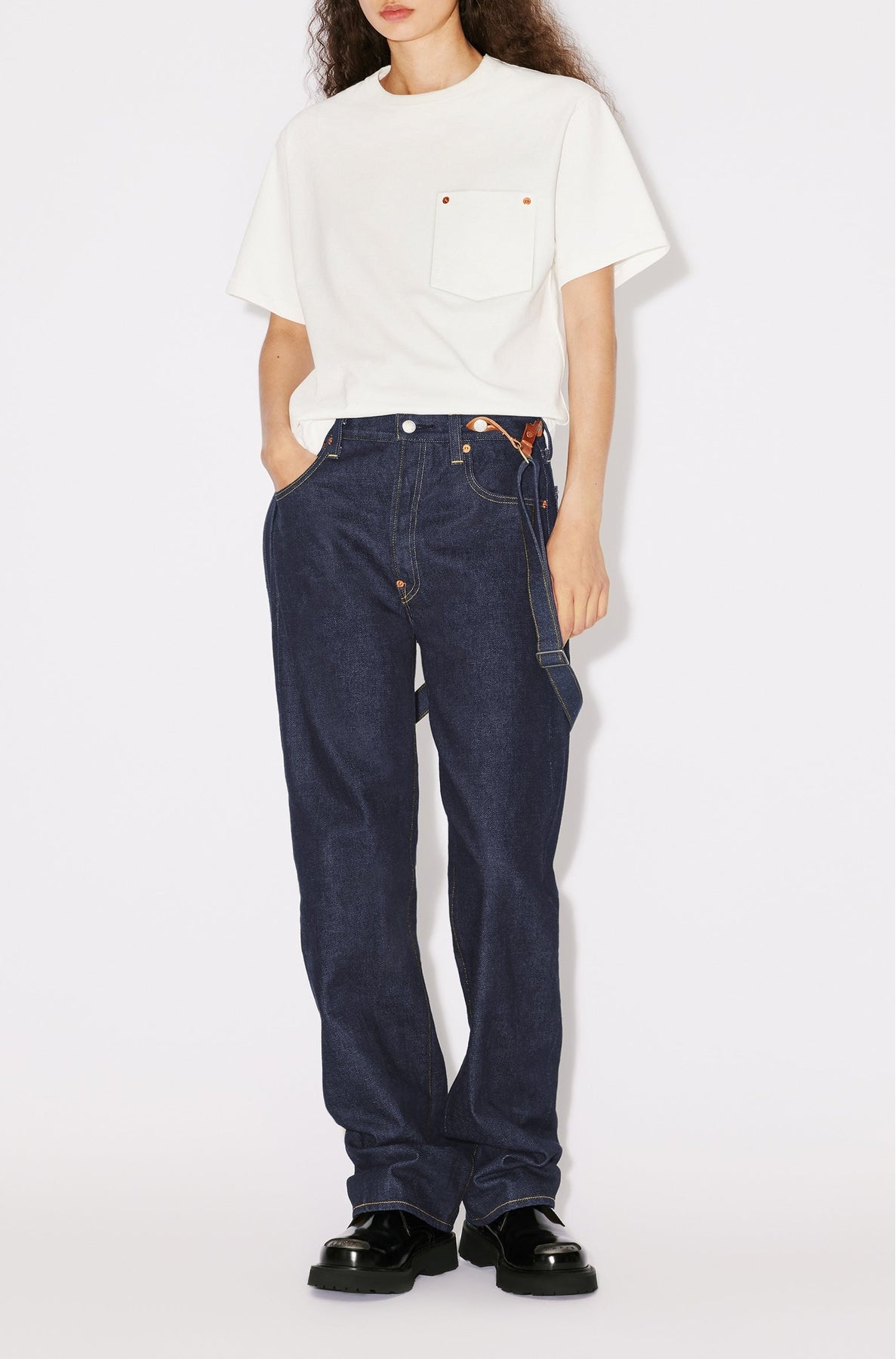 Kenzo x LEVI'S® Genderless Pocket T-Shirt - Off White