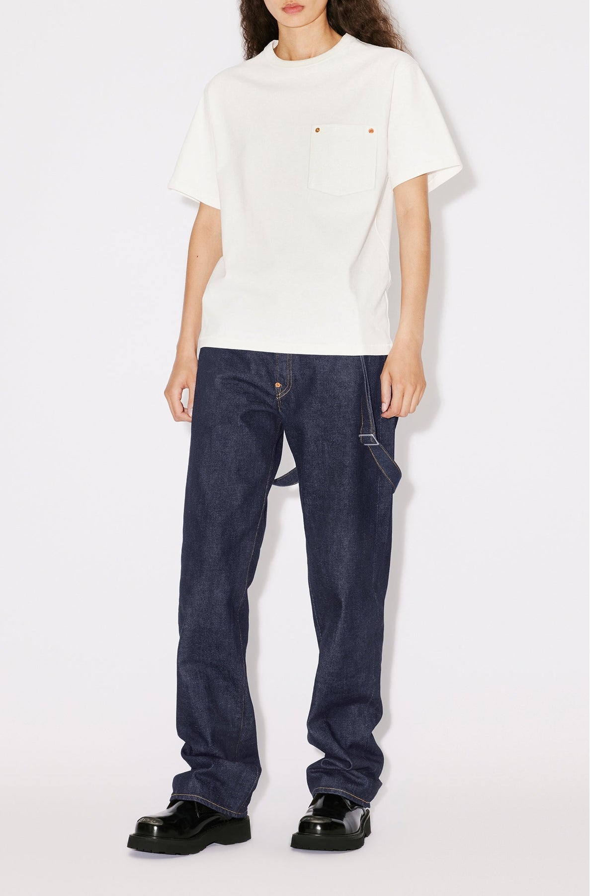Kenzo x LEVI'S® Genderless Pocket T-Shirt - Off White