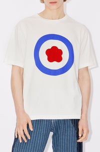 T-shirt oversize "Kenzo Target" - Off White