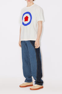 T-shirt oversize "Kenzo Target" - Off White