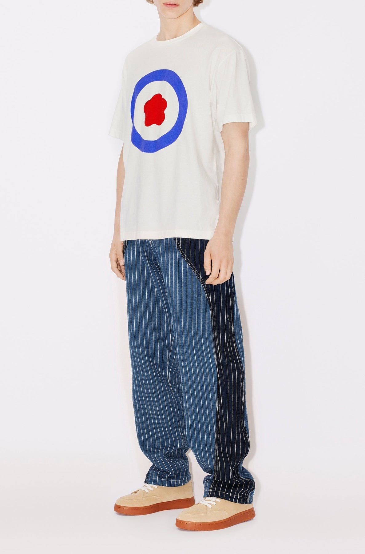 T-shirt oversize "Kenzo Target" - Off White