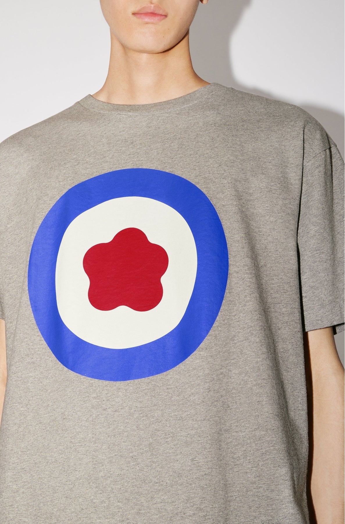 T-shirt oversize "Kenzo Target" - Pearl Grey
