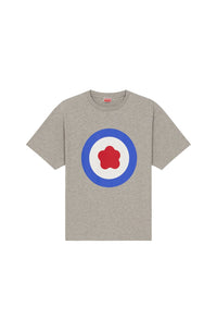 T-shirt oversize "Kenzo Target" - Pearl Grey