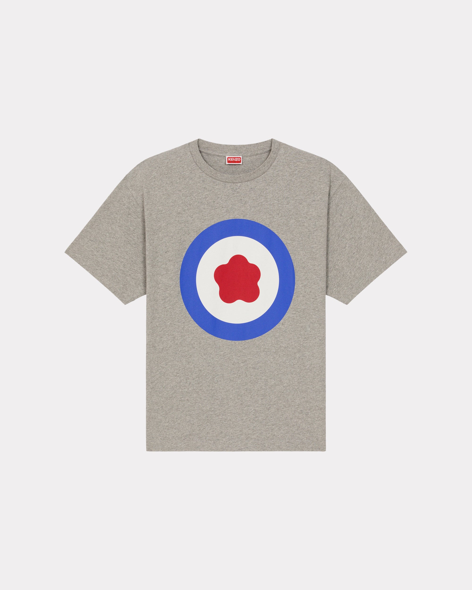 T-shirt oversize "Kenzo Target" - Pearl Grey