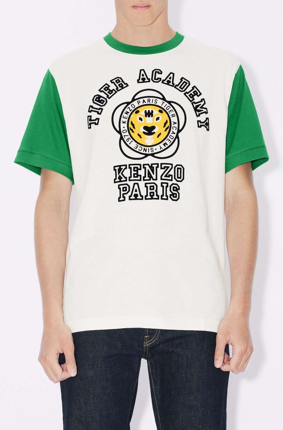 Kenzo Tiger Academy" T-shirt - Off White