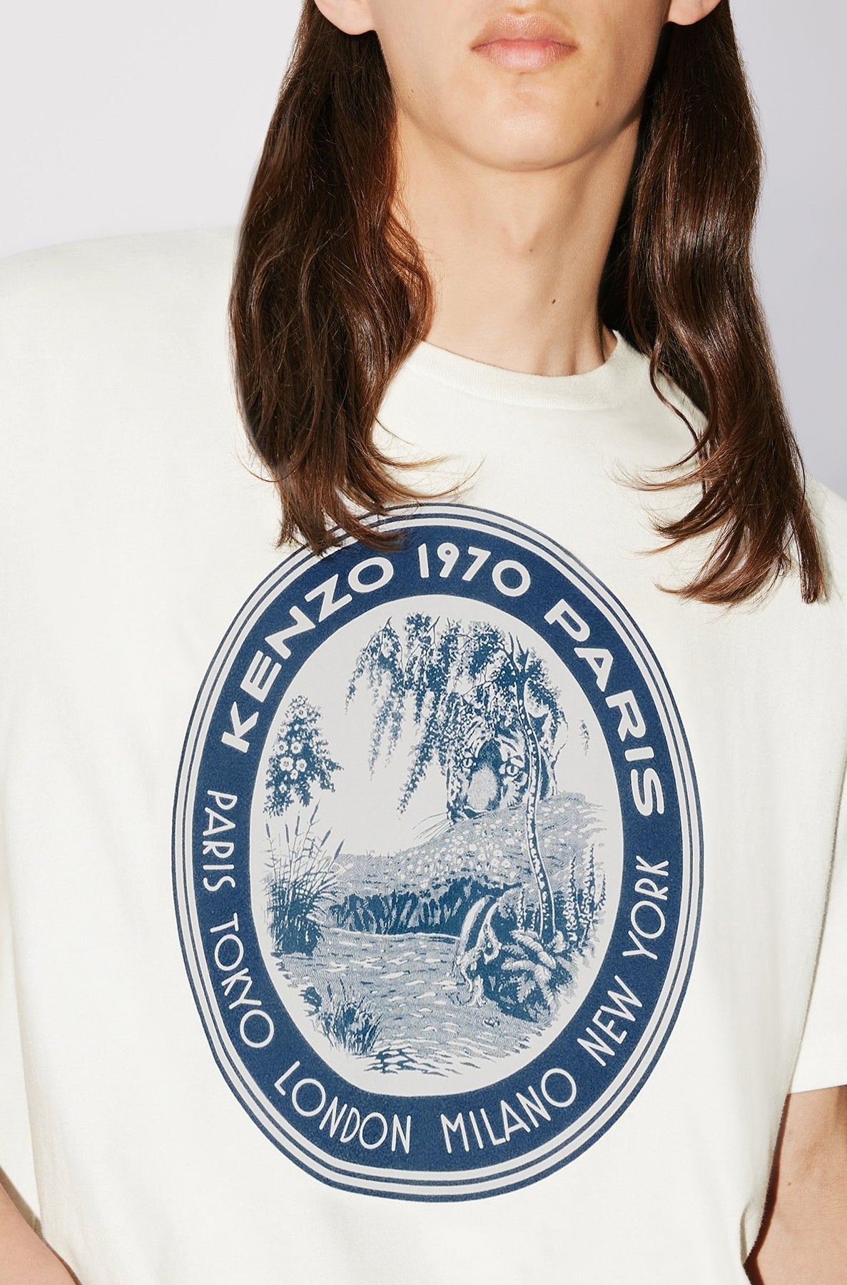 Kenzo Tiger Patch Oversize T