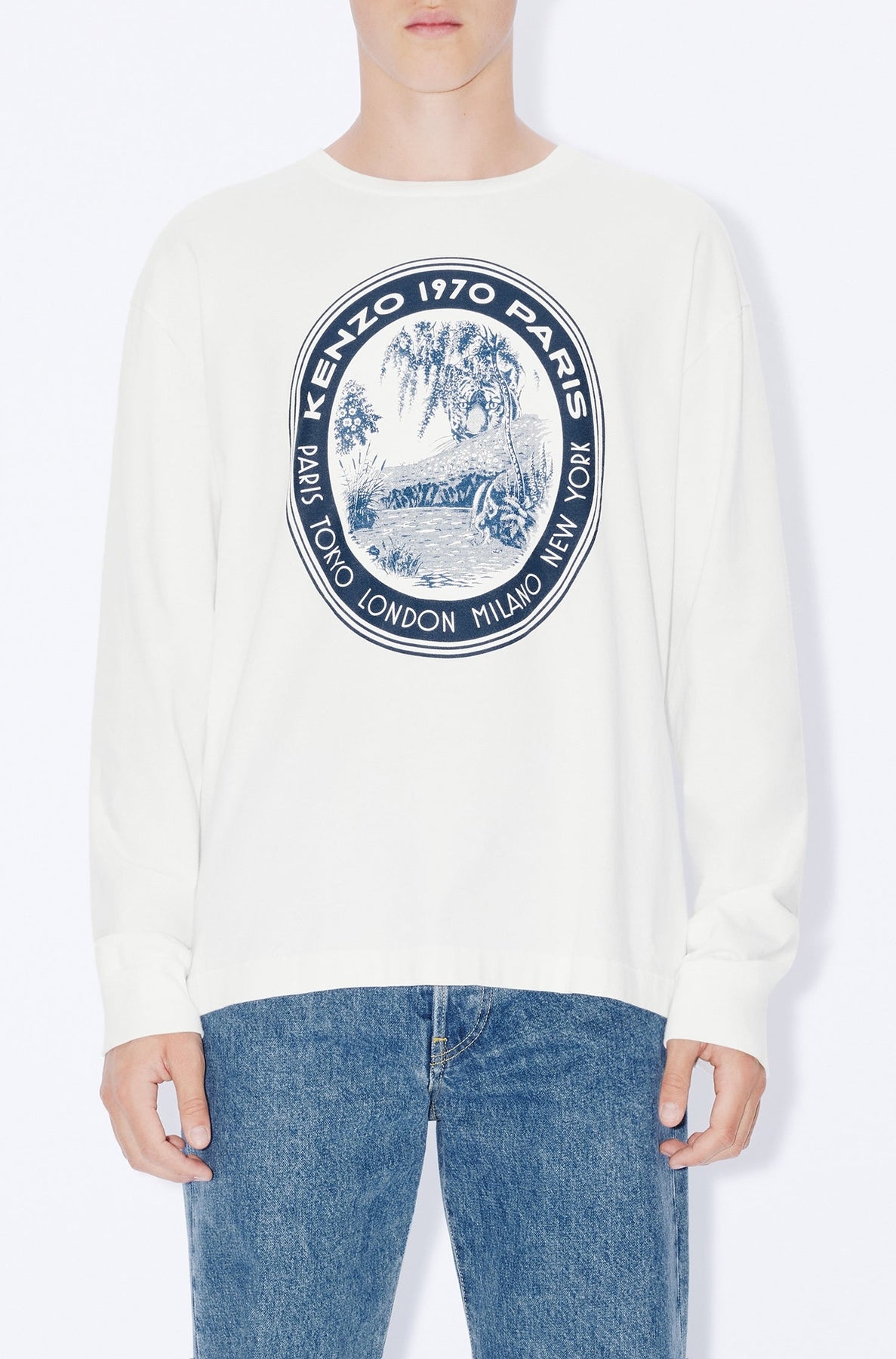 Kenzo Tiger Patch T-shirt - Off White