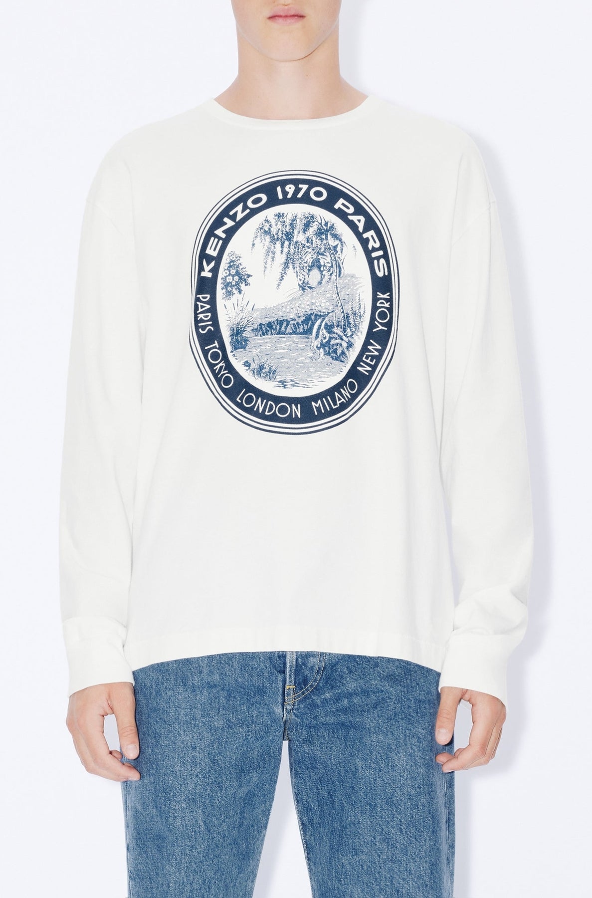 Kenzo Tiger Patch Classic T-S