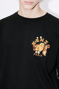 T-shirt classique brodé "Kenzo Kingyo" - Black