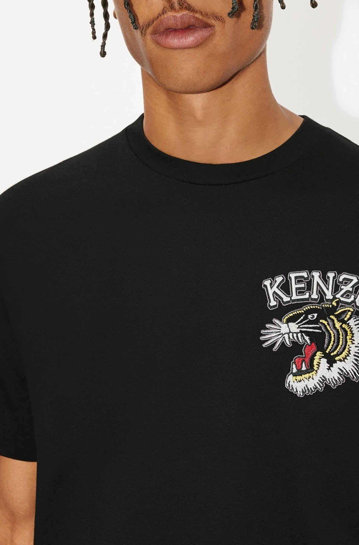 T-shirt brodé Varsity Jungle - Black