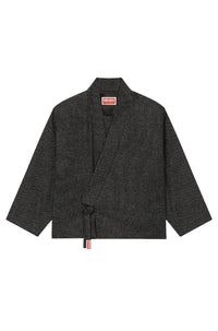 Checked Kimono Jacket