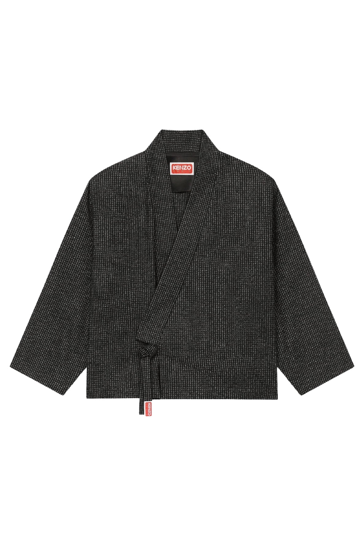 Checked Kimono Jacket