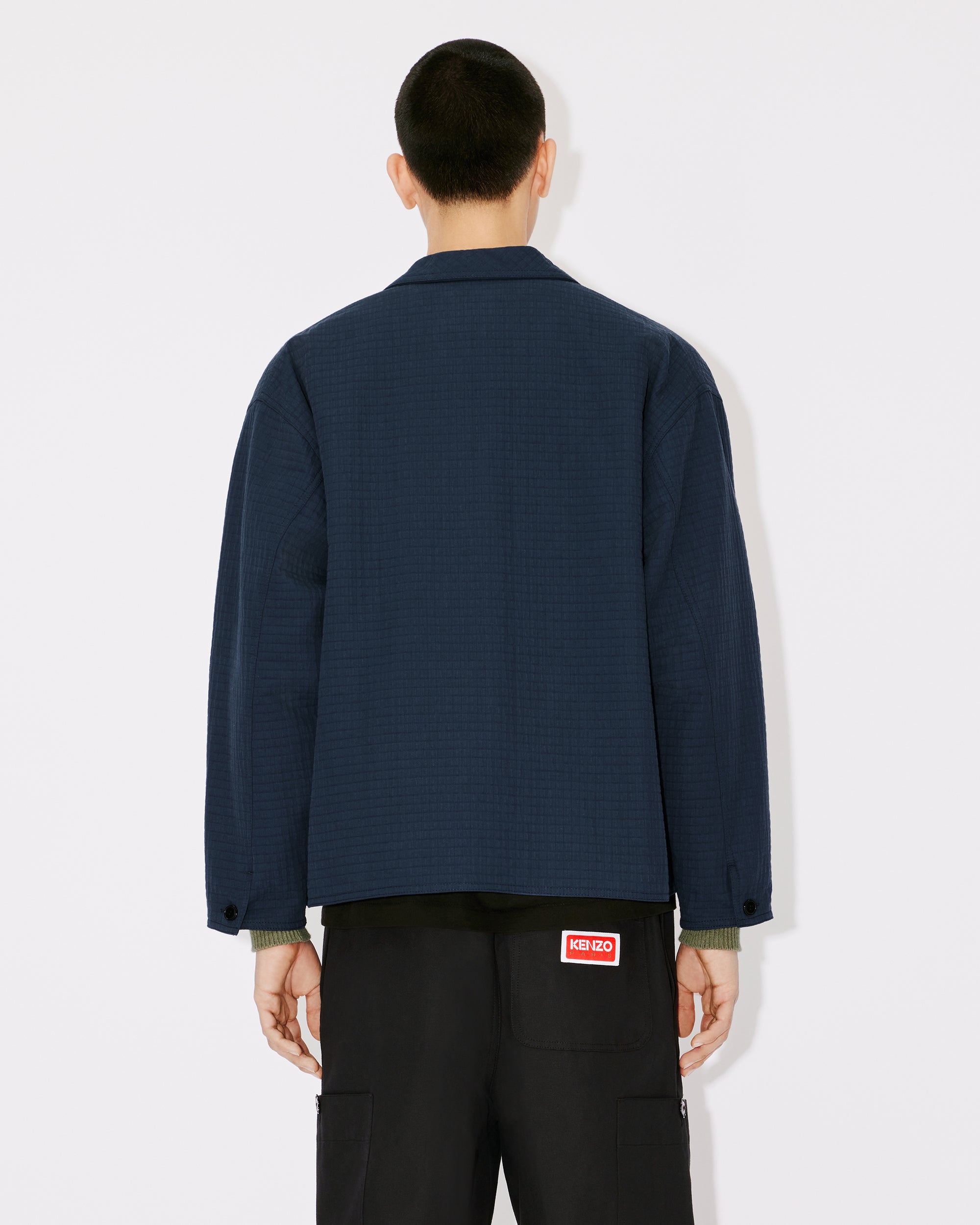 Veste workwear brodée "Kenzo Rue Vivienne" - Midnight Blue