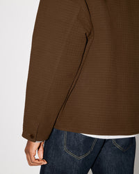 Veste workwear brodée "Kenzo Rue Vivienne" - Dark Brown