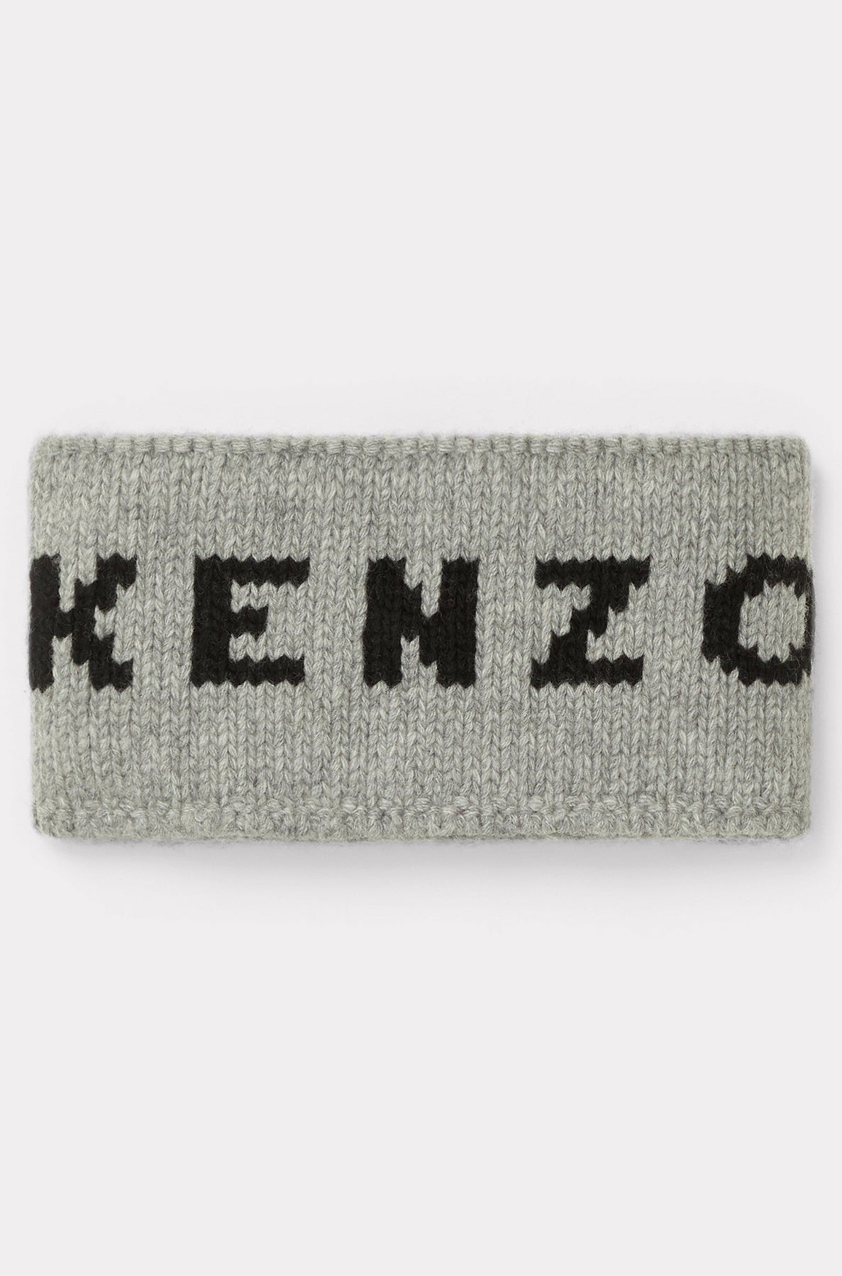 Kenzo Stamp collar in wool - Pearl Grey